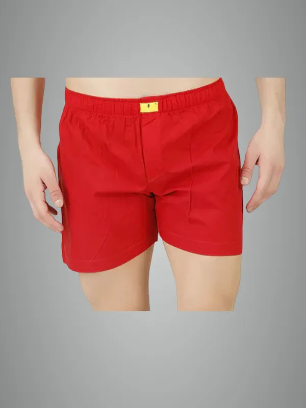 Chilly_Red_Cotton_Boxer_Shorts_For_Men