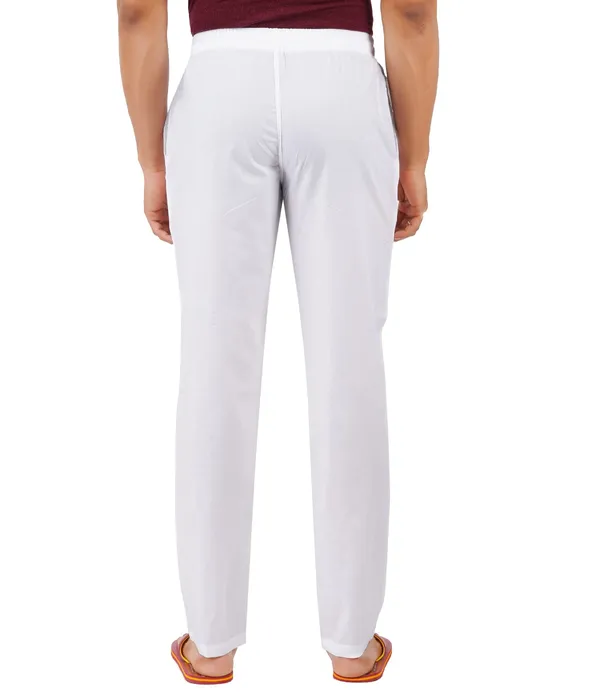 Blanco_White_100%_Cotton_Pyjama_Pant,_Regular_Fit_Track_Trouser_For_Men_With_Waistband_&_Drawstring_|_2_Side_Pockets_|_Casual_|_Outdoor_Wear