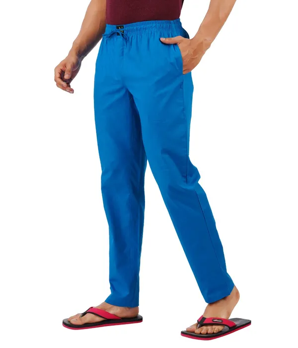 Estate_Blue_100%_Cotton_Pyjama_Pant,_Regular_Fit_Track_Trouser_For_Men_With_Waistband_&_Drawstring_|_2_Side_Pockets_|_Casual_|_Outdoor_Wear