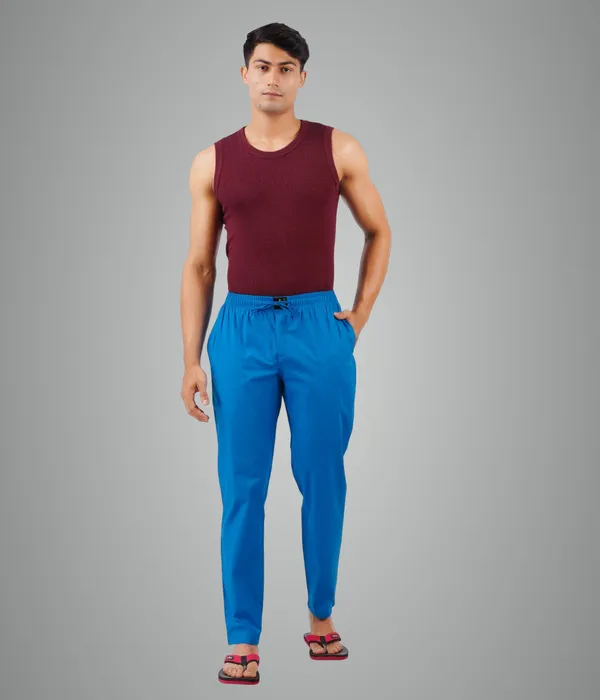 Estate_Blue_100%_Cotton_Pyjama_Pant,_Regular_Fit_Track_Trouser_For_Men_With_Waistband_&_Drawstring_|_2_Side_Pockets_|_Casual_|_Outdoor_Wear