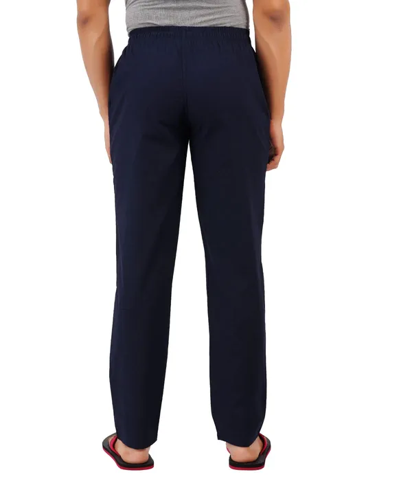 Midnight_Blue_100%_Cotton_Pyjama_Pant,_Regular_Fit_Track_Trouser_For_Men_With_Waistband_&_Drawstring_|_2_Side_Pockets_|_Casual_|_Outdoor_Wear