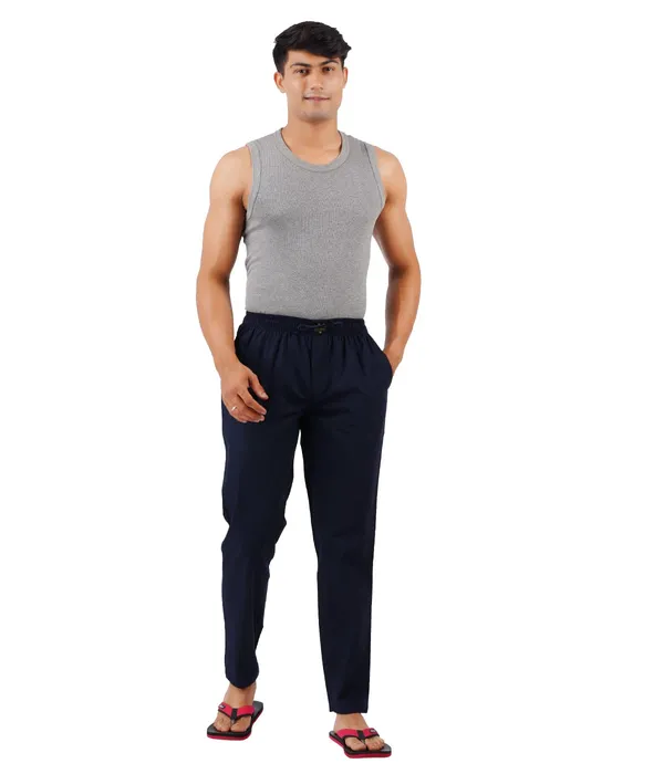 Midnight_Blue_100%_Cotton_Pyjama_Pant,_Regular_Fit_Track_Trouser_For_Men_With_Waistband_&_Drawstring_|_2_Side_Pockets_|_Casual_|_Outdoor_Wear