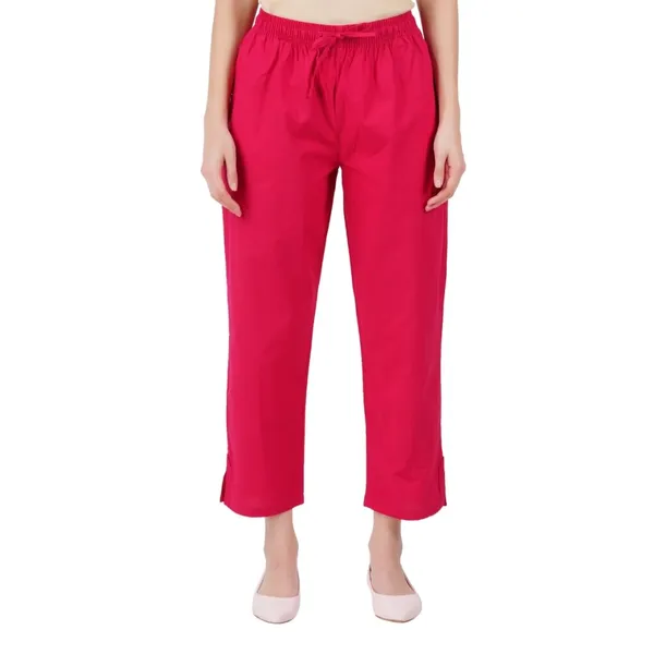 Bright_Pink_Parallel_Pants_-_Modern_Cotton_Trousers_-_Smart_Ankle_Length_-_Work_|_Office_|_Home_|_Regular_Fit_Wear