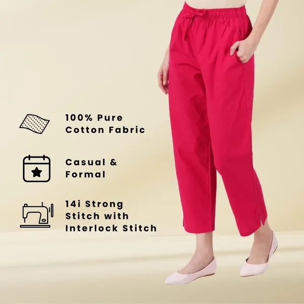 Bright_Pink_Parallel_Pants_-_Modern_Cotton_Trousers_-_Smart_Ankle_Length_-_Work_|_Office_|_Home_|_Regular_Fit_Wear