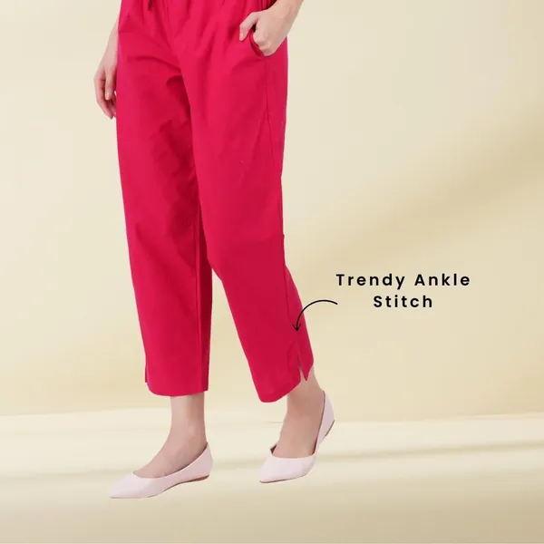 Bright_Pink_Parallel_Pants_-_Modern_Cotton_Trousers_-_Smart_Ankle_Length_-_Work_|_Office_|_Home_|_Regular_Fit_Wear