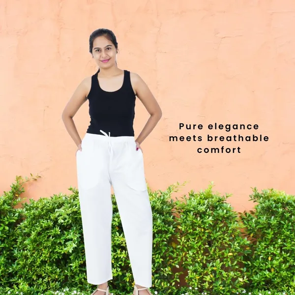 Blanco_White_Parallel_Pants_-_Modern_Cotton_Trousers_-_Smart_Ankle_Length_-_Work_|_Office_|_Home_|_Regular_Fit_Wear