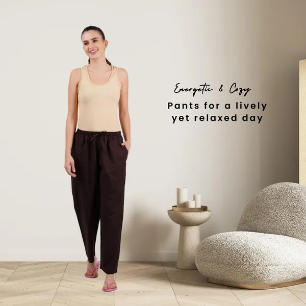 Coffee_Brown_Parallel_Pants_-_Modern_Cotton_Trousers_-_Smart_Ankle_Length_-_Work_|_Office_|_Home_|_Regular_Fit_Wear