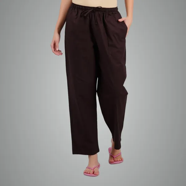 Coffee_Brown_Parallel_Pants_-_Modern_Cotton_Trousers_-_Smart_Ankle_Length_-_Work_|_Office_|_Home_|_Regular_Fit_Wear