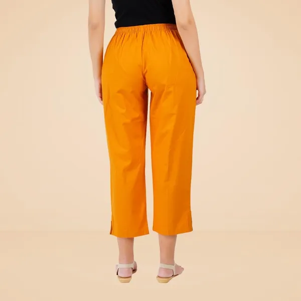 Fire_Yellow_Parallel_Pants_-_Modern_Cotton_Trousers_-_Smart_Ankle_Length_-_Work_|_Office_|_Home_|_Regular_Fit_Wear