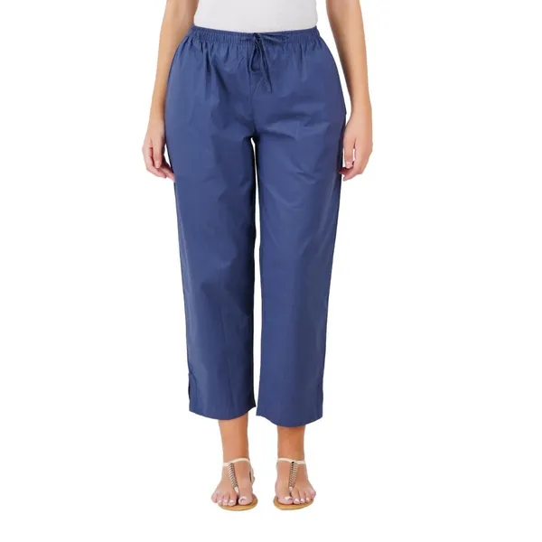 Indigo_Blue_Parallel_Pants_-_Modern_Cotton_Trousers_-_Smart_Ankle_Length_-_Work_|_Office_|_Home_|_Regular_Fit_Wear