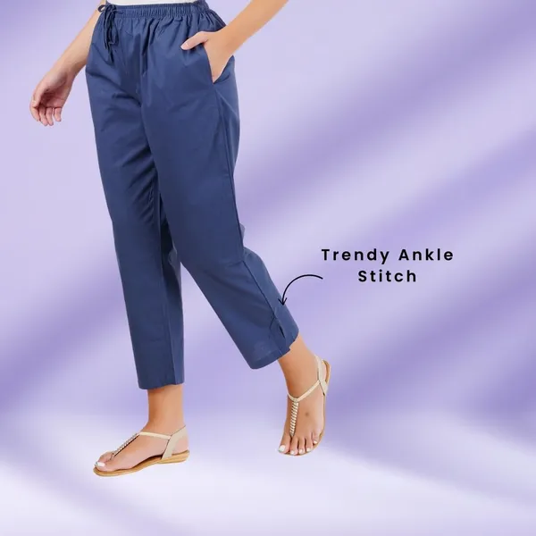 Indigo_Blue_Parallel_Pants_-_Modern_Cotton_Trousers_-_Smart_Ankle_Length_-_Work_|_Office_|_Home_|_Regular_Fit_Wear
