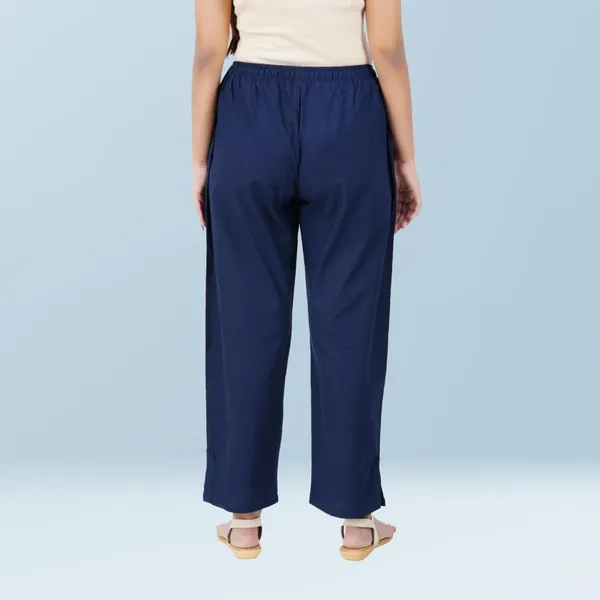 Midnight_Blue_Parallel_Pants_-_Modern_Cotton_Trousers_-_Smart_Ankle_Length_-_Work_|_Office_|_Home_|_Regular_Fit_Wear