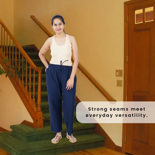Midnight_Blue_Parallel_Pants_-_Modern_Cotton_Trousers_-_Smart_Ankle_Length_-_Work_|_Office_|_Home_|_Regular_Fit_Wear