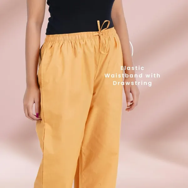 Mustard_Yellow_Parallel_Pants_-_Modern_Cotton_Trousers_-_Smart_Ankle_Length_-_Work_|_Office_|_Home_|_Regular_Fit_Wear