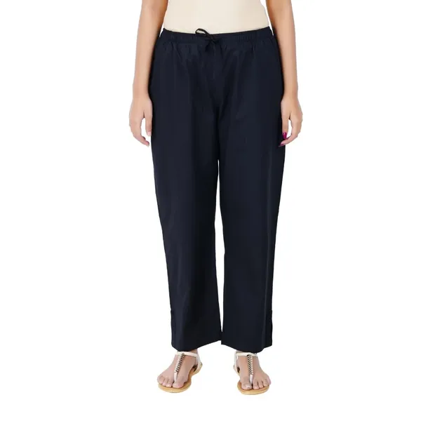 Black_Parallel_Pants_-_Modern_Cotton_Trousers_-_Smart_Ankle_Length_-_Work_|_Office_|_Home_|_Regular_Fit_Wear