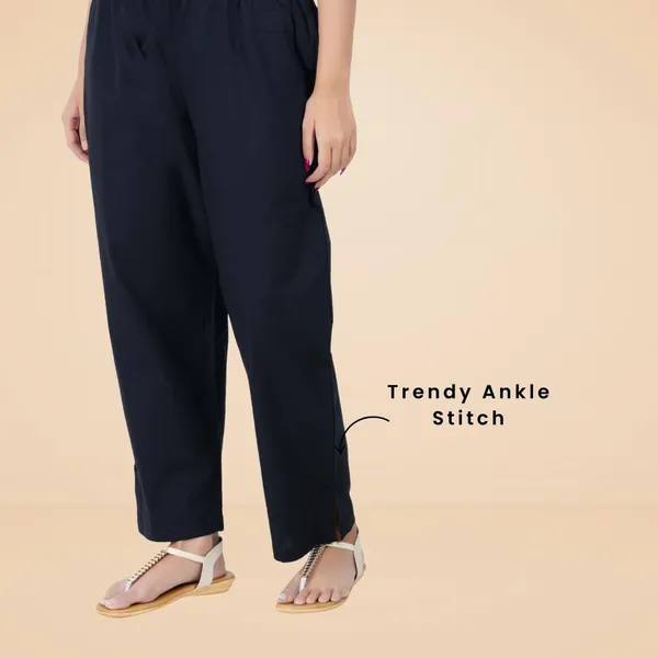 Black_Parallel_Pants_-_Modern_Cotton_Trousers_-_Smart_Ankle_Length_-_Work_|_Office_|_Home_|_Regular_Fit_Wear