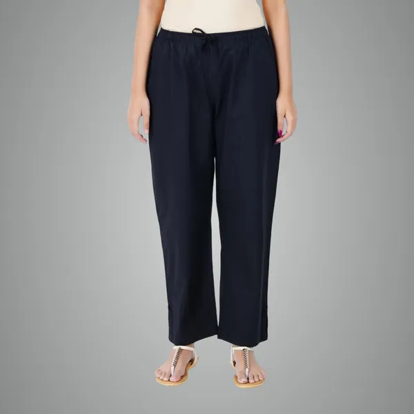Black_Parallel_Pants_-_Modern_Cotton_Trousers_-_Smart_Ankle_Length_-_Work_|_Office_|_Home_|_Regular_Fit_Wear