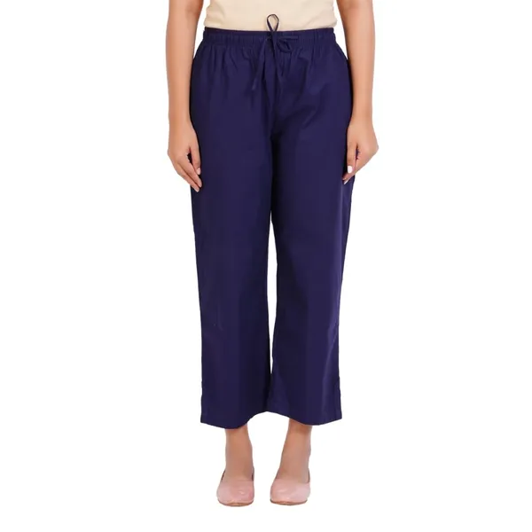 Navy_Blue_Parallel_Pants_-_Modern_Cotton_Trousers_-_Smart_Ankle_Length_-_Work_|_Office_|_Home_|_Regular_Fit_Wear