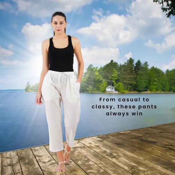 Off_White_Parallel_Pants_-_Modern_Cotton_Trousers_-_Smart_Ankle_Length_-_Work_|_Office_|_Home_|_Regular_Fit_Wear