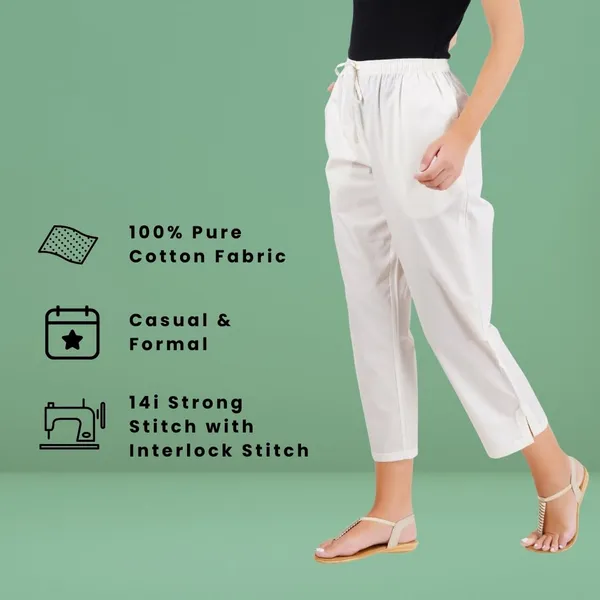 Off_White_Parallel_Pants_-_Modern_Cotton_Trousers_-_Smart_Ankle_Length_-_Work_|_Office_|_Home_|_Regular_Fit_Wear