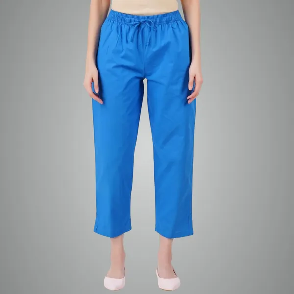 Plum_Blue_Parallel_Pants_-_Modern_Cotton_Trousers_-_Smart_Ankle_Length_-_Work_|_Office_|_Home_|_Regular_Fit_Wear