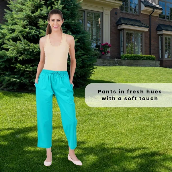 Rama_Green_Parallel_Pants_-_Modern_Cotton_Trousers_-_Smart_Ankle_Length_-_Work_|_Office_|_Home_|_Regular_Fit_Wear