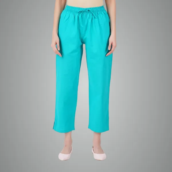Rama_Green_Parallel_Pants_-_Modern_Cotton_Trousers_-_Smart_Ankle_Length_-_Work_|_Office_|_Home_|_Regular_Fit_Wear