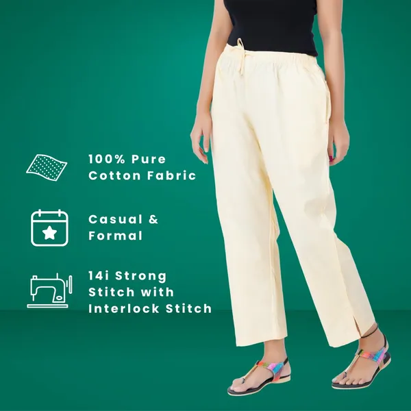 Cream_Parallel_Pants_-_Modern_Cotton_Trousers_-_Smart_Ankle_Length_-_Work_|_Office_|_Home_|_Regular_Fit_Wear
