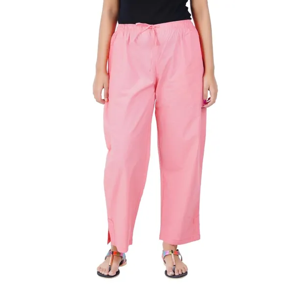 Shell_Pink_Parallel_Pants_-_Modern_Cotton_Trousers_-_Smart_Ankle_Length_-_Work_|_Office_|_Home_|_Regular_Fit_Wear