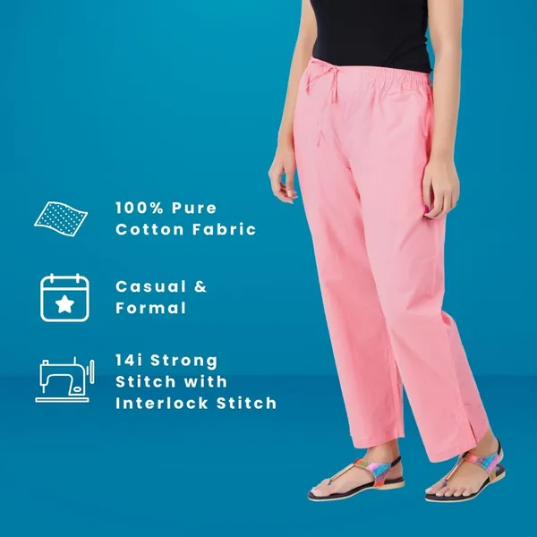 Shell_Pink_Parallel_Pants_-_Modern_Cotton_Trousers_-_Smart_Ankle_Length_-_Work_|_Office_|_Home_|_Regular_Fit_Wear