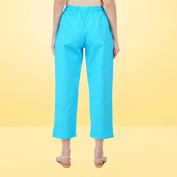 Turq_Blue_Parallel_Pants_-_Modern_Cotton_Trousers_-_Smart_Ankle_Length_-_Work_|_Office_|_Home_|_Regular_Fit_Wear