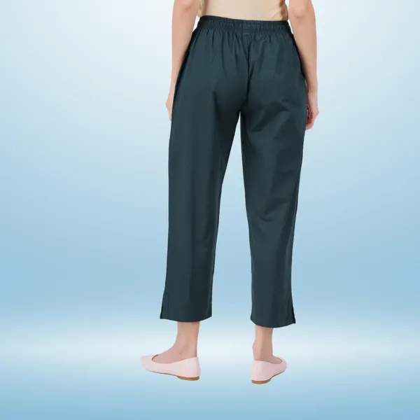 Trekking_Green_Parallel_Pants_-_Modern_Cotton_Trousers_-_Smart_Ankle_Length_-_Work_|_Office_|_Home_|_Regular_Fit_Wear