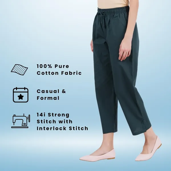 Trekking_Green_Parallel_Pants_-_Modern_Cotton_Trousers_-_Smart_Ankle_Length_-_Work_|_Office_|_Home_|_Regular_Fit_Wear