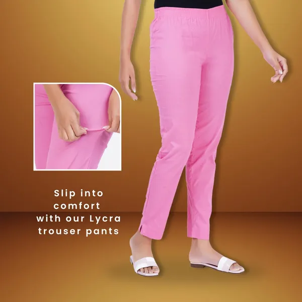 Baby_Pink_Natural_Cotton_Blend_-_Lycra_-_30%_Stretch_Kurti_Pants_For_Women_-_Ankle,_Soft,_Elasticated_Waist,_Zip_Pocket_-_Office,_Work,_Home_Legging_Fit_Regular_Trouser