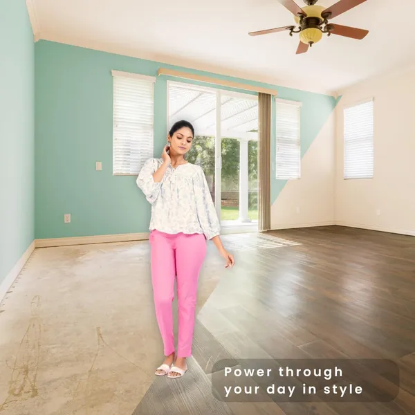 Baby_Pink_Natural_Cotton_Blend_-_Lycra_-_30%_Stretch_Kurti_Pants_For_Women_-_Ankle,_Soft,_Elasticated_Waist,_Zip_Pocket_-_Office,_Work,_Home_Legging_Fit_Regular_Trouser