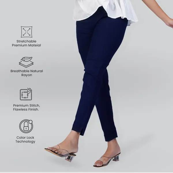 Navy_Blue_Natural_Cotton_Blend_-_Lycra_-_30%_Stretch_Kurti_Pants_For_Women_-_Ankle,_Soft,_Elasticated_Waist,_Zip_Pocket_-_Office,_Work,_Home_Legging_Fit_Regular_Trouser