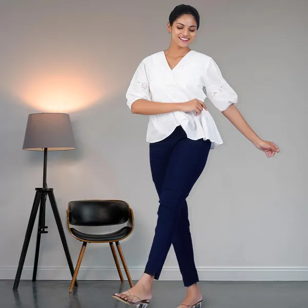Navy_Blue_Natural_Cotton_Blend_-_Lycra_-_30%_Stretch_Kurti_Pants_For_Women_-_Ankle,_Soft,_Elasticated_Waist,_Zip_Pocket_-_Office,_Work,_Home_Legging_Fit_Regular_Trouser