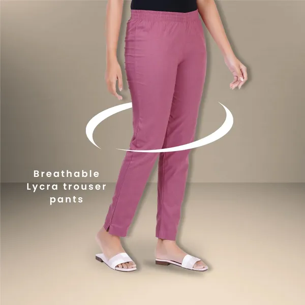 Onion_Natural_Cotton_Blend_-_Lycra_-_30%_Stretch_Kurti_Pants_For_Women_-_Ankle,_Soft,_Elasticated_Waist,_Zip_Pocket_-_Office,_Work,_Home_Legging_Fit_Regular_Trouser