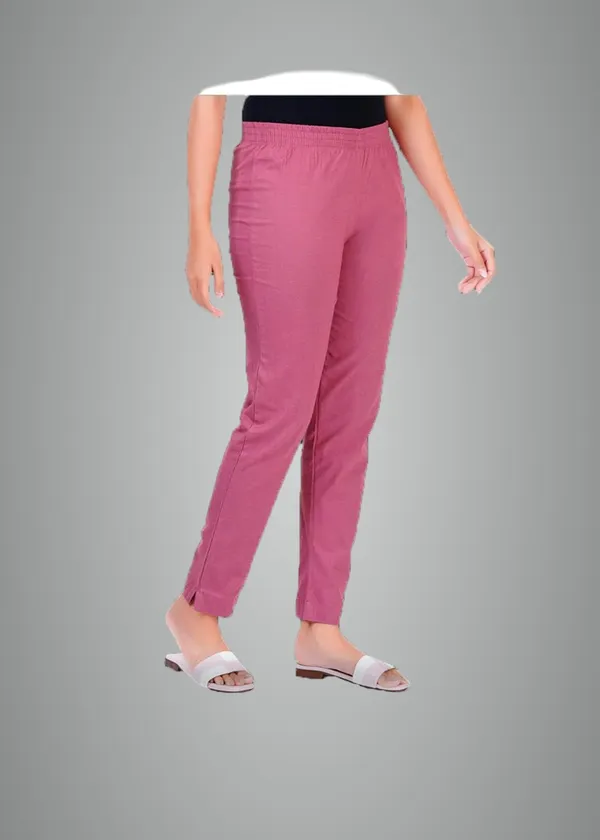 Onion_Natural_Cotton_Blend_-_Lycra_-_30%_Stretch_Kurti_Pants_For_Women_-_Ankle,_Soft,_Elasticated_Waist,_Zip_Pocket_-_Office,_Work,_Home_Legging_Fit_Regular_Trouser