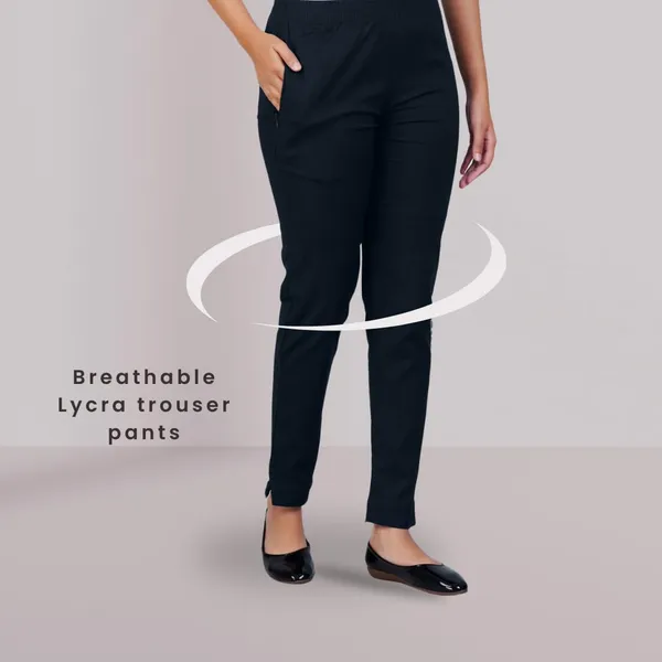 Steel_Grey_Natural_Cotton_Blend_-_Lycra_-_30%_Stretch_Kurti_Pants_For_Women_-_Ankle,_Soft,_Elasticated_Waist,_Zip_Pocket_-_Office,_Work,_Home_Legging_Fit_Regular_Trouser