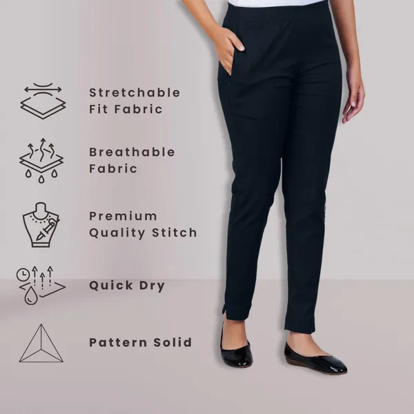 Steel_Grey_Natural_Cotton_Blend_-_Lycra_-_30%_Stretch_Kurti_Pants_For_Women_-_Ankle,_Soft,_Elasticated_Waist,_Zip_Pocket_-_Office,_Work,_Home_Legging_Fit_Regular_Trouser