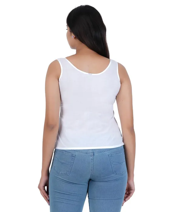 Blanco_White_Women_Waist_Length_100%_Fine_Cotton_Camisole/Slip/Inners_For_Kurti_Suit,Chikan_Tops_-_Non_Stretchable_-Solid_Side_Open_All_Day_Wear