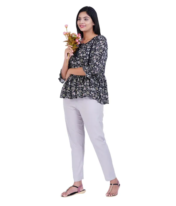 Alloy_Grey_Women_100%_Cotton_Regular_Everyday_Pant_-Solid_Modern_Casual_Wear