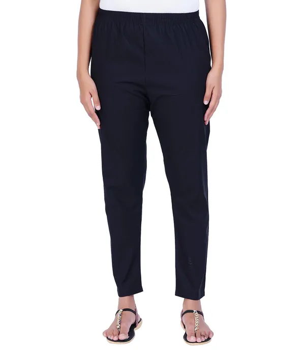 Black_Women_100%_Cotton_Regular_Everyday_Pant_-Solid_Modern_Casual_Wear