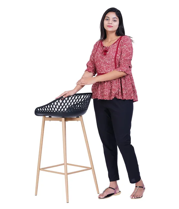 Black_Women_100%_Cotton_Regular_Everyday_Pant_-Solid_Modern_Casual_Wear