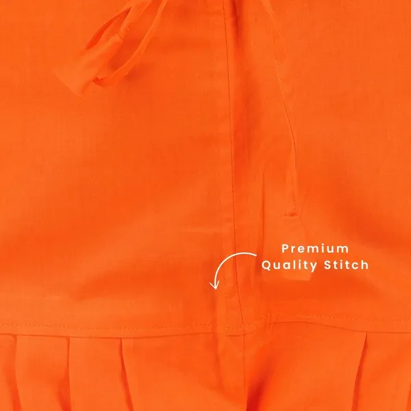 Coral_Orange_Salwar_Pant_-_Modern_Style_Pure_Cotton_For_Women_-_Ethnic_Semi_Patiala_Trouser_-_Office,Home_-_All_Day_Comfort_Wear_With_Drawstring