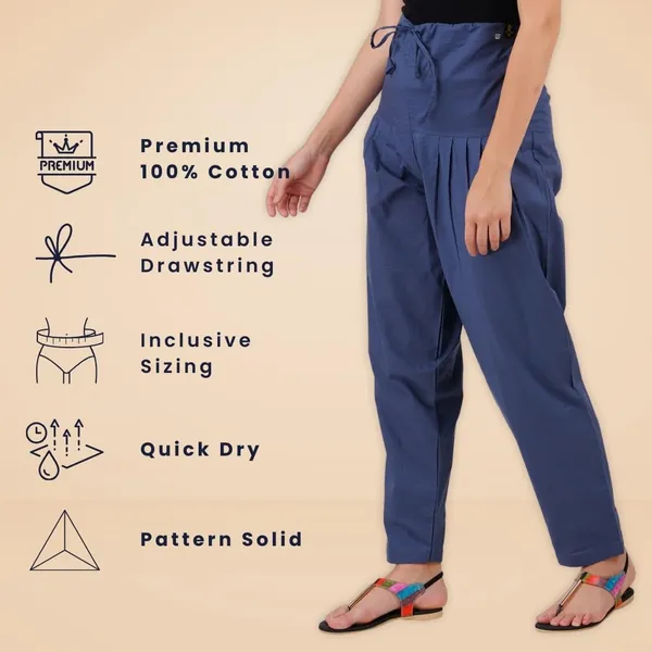 Indigo_Blue_Salwar_Pant_-_Modern_Style_Pure_Cotton_For_Women_-