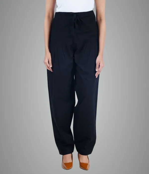 Black_Salwar_Pant_-_Modern_Style_Pure_Cotton_For_Women