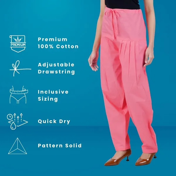 Shell_Pink_Salwar_Pant_-_Modern_Style_Pure_Cotton_For_Women