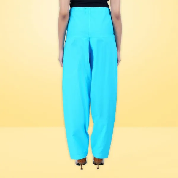 Turq_Blue_Salwar_Pant_-_Modern_Style_Pure_Cotton_For_Women_-_Ethnic_Semi_Patiala_Trouser_-_Office,Home_-_All_Day_Comfort_Wear_With_Drawstring